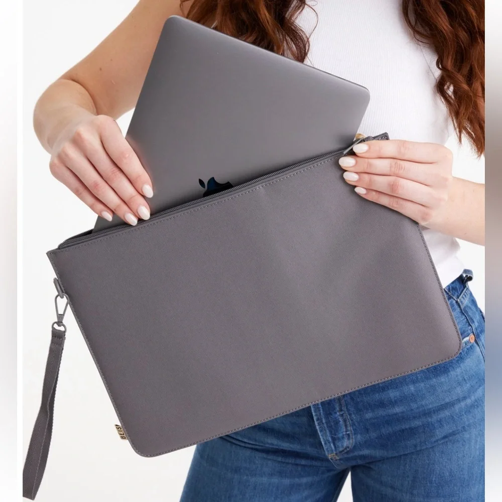 BEIS Laptop Pouch Wristlet Clutch